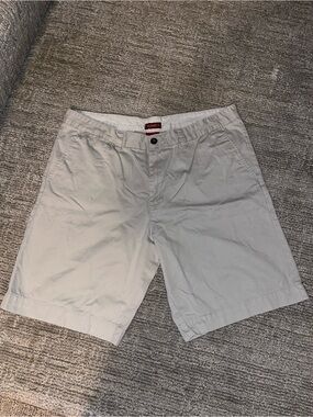 Merona Khaki Flat Front Men’s Chino Shorts